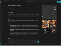 智能搜索引擎Perplexity整合“美版大众点评”Yelp数据，提供餐厅建议